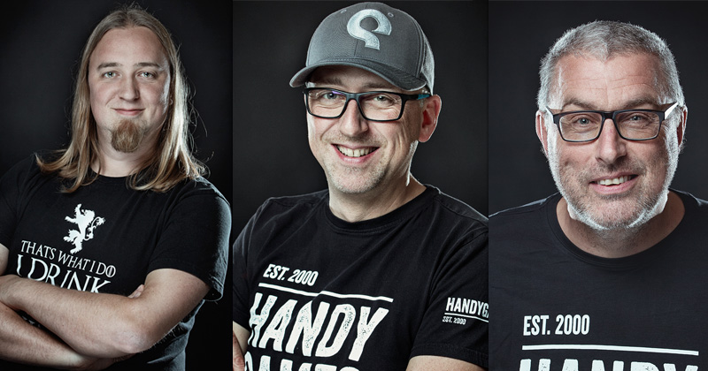 Das Management von HandyGames: Christopher Kassulke, Markus Kassulke und Udo Bausewein (von links - Foto: HandyGames GmbH)
