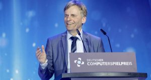 Bundestags-Abgeordneter Rüdiger Kruse (CDU) beim Computerspielpreis 2019 (Foto: Getty Images / Isa Foltin for Quinke Networks)