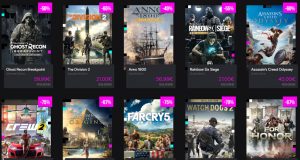 Rabatte von bis zu 90 Prozent gelten beim Black Friday Sale 2019 im Ubisoft Store (Screenshot)