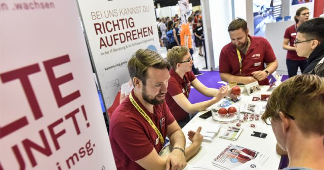 Gamescom Jobs & Karriere informiert Ein- und Umsteiger über Karriere-Chancen in der Games-Branche (Foto: KoelnMesse / Thomas Klerx)