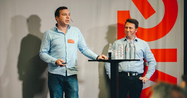 ESL-Top-Manager Ralf Reichert und David Neichel (Foto: MTG / Henrik Bjorkman)