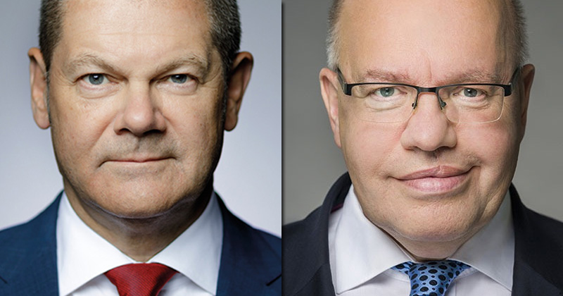 Finanzminister Olaf Scholz (SPD) und Wirtschaftsminister Peter Altmaier (CDU) - Fotos: BMF / Phototek / Thomas Koehler / BPA/Steffen Kugler
