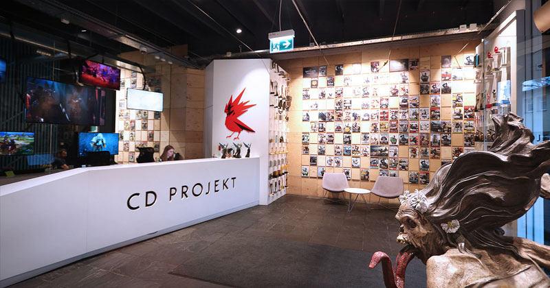 Die Lobby von CD Projekt in Warschau (Foto: CD Projekt)