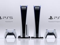 Die beiden PlayStation-5-Ausführungen: einmal die PS5 mit BluRay-Disc-Laufwerk, zum anderen die PS5 Digital Edition (Abbildung: Sony Interactive)