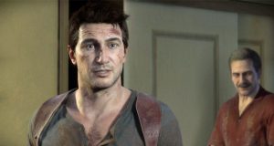 Szene aus dem PlayStation-4-Spiel "Uncharted 4": Im "Uncharted"-Film spielt Tom Holland den Hauptdarsteller Nathan Drake (links), Mark Wahlberg seinen Mentor Sully (rechts) - Abbildung: Sony Interactive