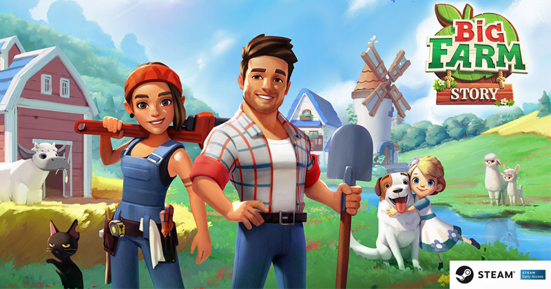 Soll die Big-Farm-Erfolgsgeschichte auf Steam fortschreiben: "Big Farm Story" (Abbildung: Goodgame Studios)