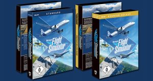 Aerosoft vertreibt die DVD-Version des Microsoft Flight Simulator - wahlweise erhältlich als Standard-Edition oder Premium Deluxe Edition (Abbildung: Aerosoft)