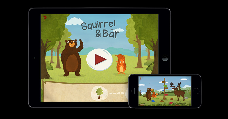 Eines von vielen gelungenen Lernspielen: "Squirrel & Bär" (Abbildung: The Good Evil)