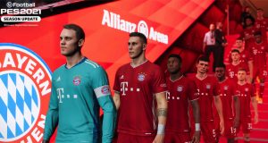 Tunnelblick: Für den Rekordmeister legt Konami eine FC-Bayern-Edition des "eFootball PES 2021 Season Update" auf (Abbildung: Konami)