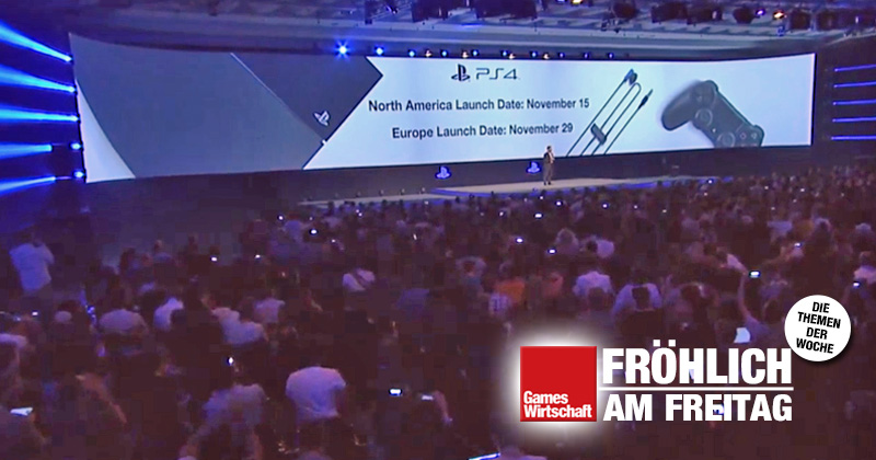 Vor sieben Jahren: Sony verkündet den PlayStation-4-Verkaufsstart auf der Gamescom 2013 (Abbildung: Sony)