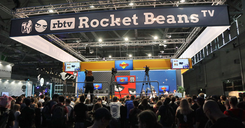 YouTuber auf der Gamescom 2020: Rocket Beans TV ist Mitveranstalter von Gamevasion (Foto: GamesWirtschaft)