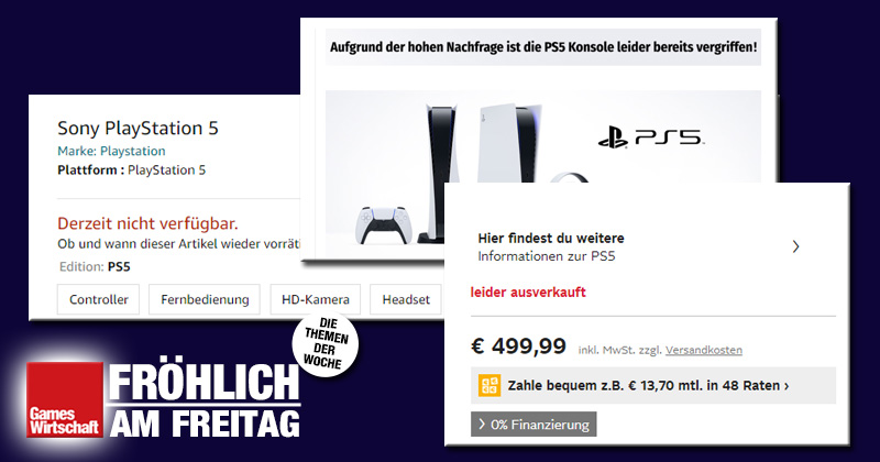 Amazon, Otto, MediaMarkt, Müller: Die PlayStation 5 ist in faktisch allen Online-Shops ausverkauft (Screenshots)