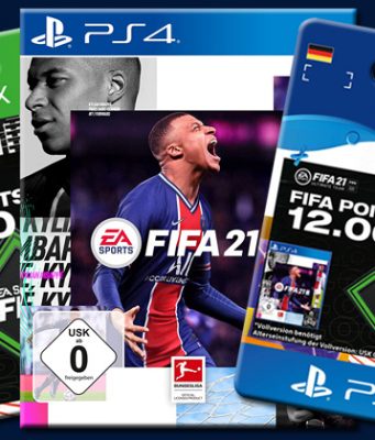FIFA Points kaufen: Die Guthaben-Karten sind für PS4, Xbox One und PC erhältlich (Abbildungen: EA)