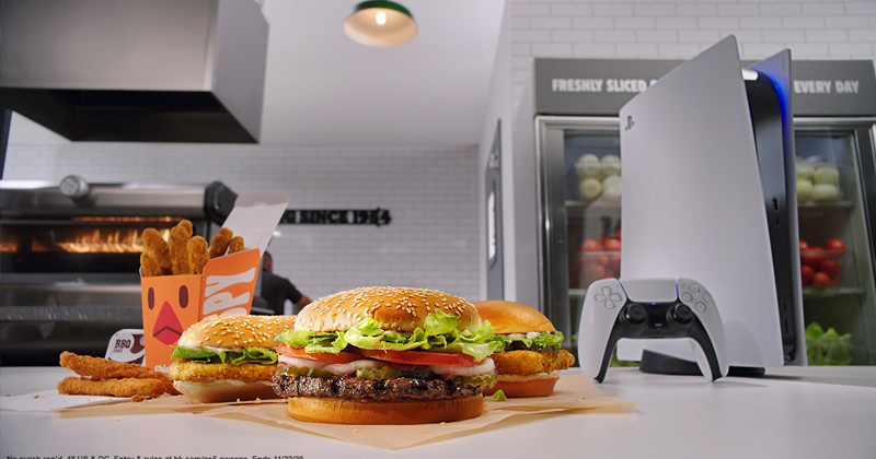 PlayStation 5-Gewinnspiel: Burger King und Sony Interactive kooperieren (Abbildung: Burger King)
