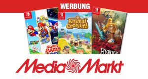 MediaMarkt-Aktion: 3 Nintendo Switch-Spiele kaufen - 2 bezahlen (Abbildungen: Nintendo, MediaMarktSaturn)