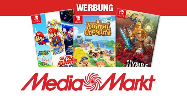 MediaMarkt-Aktion: 3 Nintendo Switch-Spiele kaufen - 2 bezahlen (Abbildungen: Nintendo, MediaMarktSaturn)