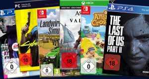 Einige der 20 meistverkauften Games 2020 in Deutschland (Abbildungen: Hersteller)