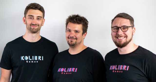 Drei der vier Gründer von Kolibri Games: Oliver Löffler, Daniel Stammler und Janosch Sadoswski (Foto: Kolibri Games)