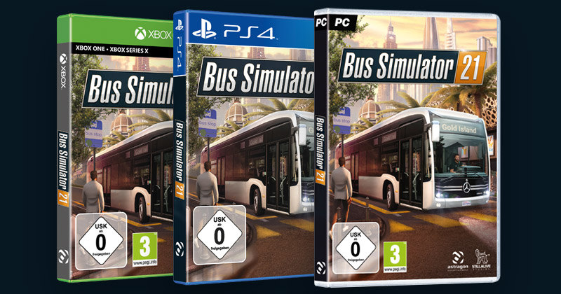 Erscheint für Xbox, PlayStation und PC: der Bus Simulator 21 (Abbildung: Astragon Entertainment)