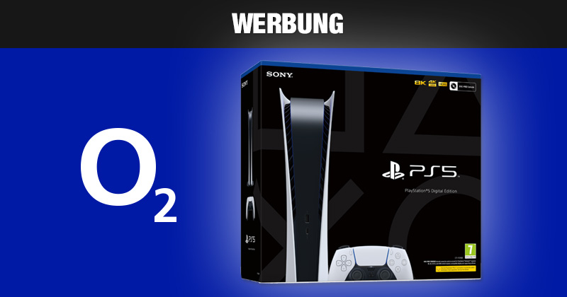 Angebot: O2 Free M mit PlayStation 5 Digital Edition (Abbildungen: O2 / Sony Interactive)