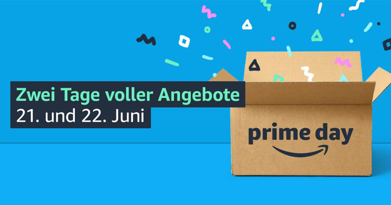 Der Amazon Prime Day 2021 findet am 21. und 22. Juni 2021 statt (Abbildung: Amazon)