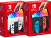 Das neue Nintendo Switch OLED-Modell ist in Weiß und Schwarz/Neon-Rot/Neon-Blau erhältlich (Abbildungen: Nintendo of Europe)