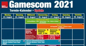 Gamescom 2021: Der finale Zeitplan (Stand: 25.8.2021)