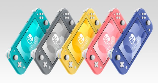 Die Nintendo Switch Lite ist in fünf Farben erhältlich (Abbildung: Nintendo)