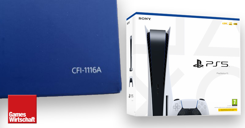 Die neue PS5-Baureihe trägt die Bezeichnung CFI-1116A beziehungsweise CFI-1116B (Foto: Lange / Sony Interactive)