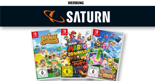 Saturn-Aktion: Drei Nintendo-Switch-Spiele für 111 Euro (Abbildung: Saturn / Nintendo)