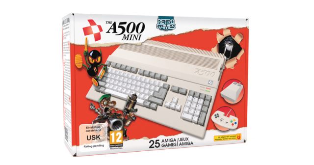 Erscheint Anfang 2022: Amiga-Nachbau The A500 Mini (Abbildung: Retro Games Ltd.)