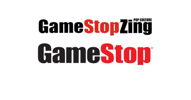 Aus GameStopZing wird GameStop - oben das 'alte' Logo, unten das neue (Abbildungen: GameStop Deutschland)