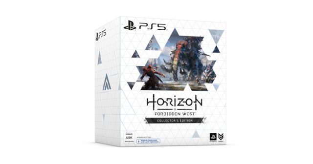 Die Horizon: Forbidden West Collector's Edition wird in einem mächtigen Karton ausgeliefert (Abbildung: Sony Interactive)