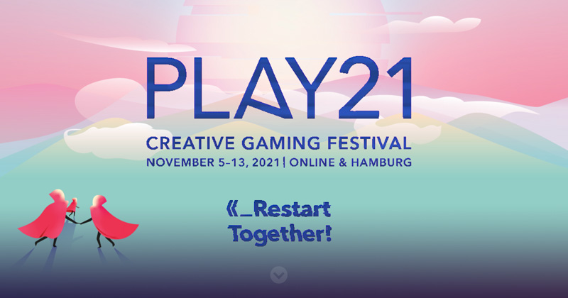Termin für die Play21 in Hamburg und im Netz: 5. bis 13. November 2021 (Abbildung: Initiative Creative Gaming e. V.)