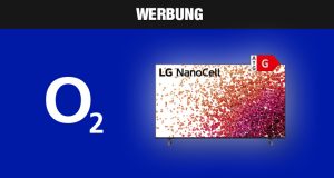 Nur solange Vorrat: O2 Free M-Vertrag mit LG Nanocell-4K-TV (Abbildung: O2)