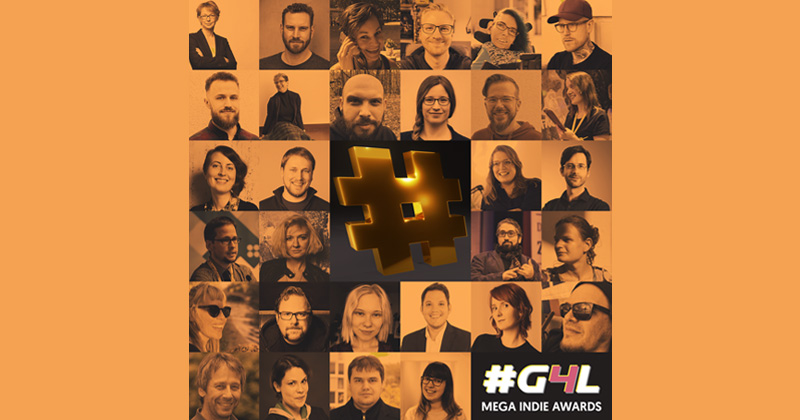 Die 30köpfige Jury der G4L Mega Indie Awards 2021 (Abbildung: Mega Geeks)
