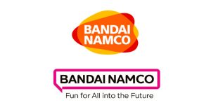 Oben das bisherige, unten das neue Logo von Bandai Namco Entertainment