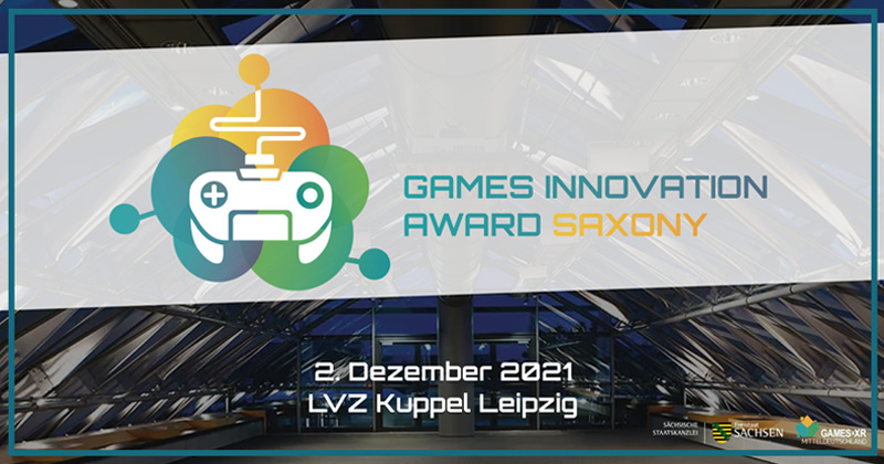 Der Games Innovation Award Saxony (GIAS) wird erstmals am 2. Dezember 2021 verliehen (Abbildung: LVZ Kuppelhalle)