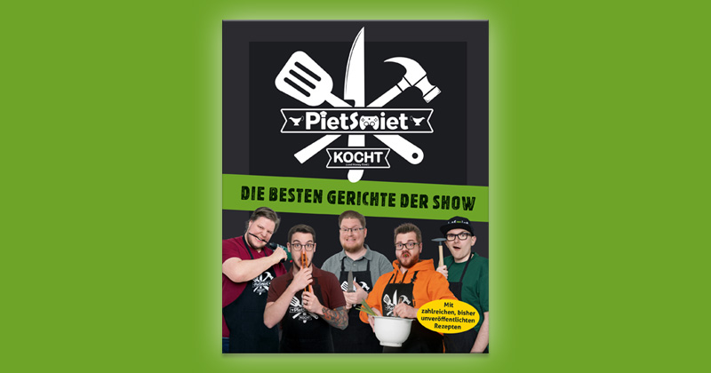 PietSmiet kocht erscheint am 24. November 2021 (Foto: Fischer New Media Verlag)