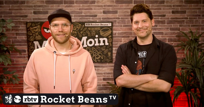Die Rocket-Beans-Veteranen Nils Bomhoff und Simon Krätschmer bespielen künftig eigene Twitch-Kanäle (Foto: Rocket Beans Entertainment)