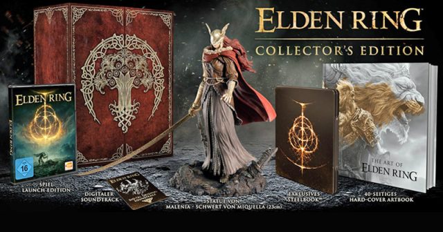 Die Elden Ring Collector's Edition enthält unter anderem eine 23 Zentimeter hohe Statue (Abbildung: Bandai Namco Entertainment)