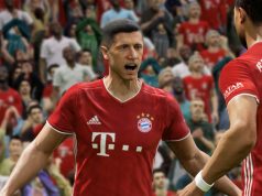 Szene aus eFootball 2022: Konami ist Sponsor des FC Bayern München (Abbildung: Konami Digital Entertainment)