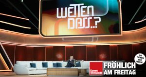 Die Jubiläumssendung von 'Wetten, dass..?' mit Thomas Gottschalk am 6. November 2021 (Foto: ZDF / Sascha Baumann)