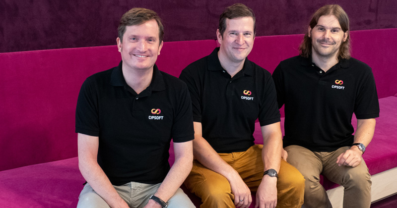 Das CipSoft-Management: Stephan Vogler, Benjamin Zuckerer und Ulrich Schlott (Foto: CipSoft GmbH)