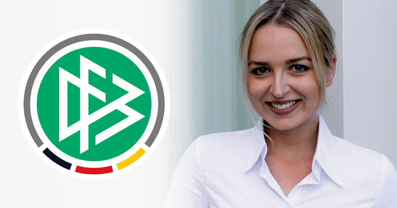 Neu im Brand Communication-Team des DFB: Isabel Krause (Abbildung: Deutscher Fußballbund)
