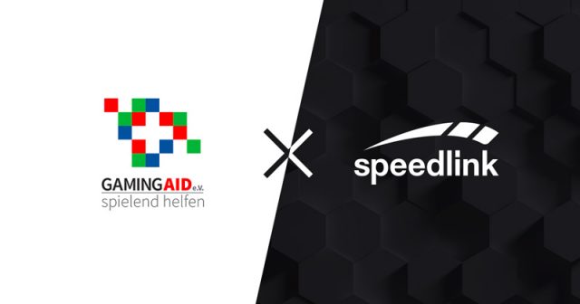 Speedlink unterstützt die gemeinnützige Arbeit von Gaming-Aid (Abbildung: Speedlink)