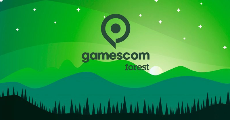 Mit dem Projekt "Gamescom Forest" wird der Aufbau eines klimastabilen Mischwalds finanziert (Abbildung: KoelnMesse)