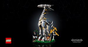 Ab Mai 2022 für rund 80 € im Handel: das LEGO-Tallneck-Modell auf Basis von Horizon: Forbidden West (Abbildung: Sony Interactive)