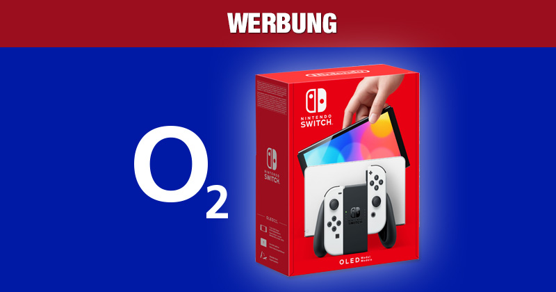 Jetzt im O2 Free M-Tarif: die neue Nintendo Switch OLED (Abbildung: Nintendo) / Werbung