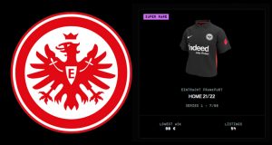 Im Blockchain-Fußballmanager The Football Club werden Eintracht-Frankfurt-Trikots in Form von NFTs angeboten (Abbildung: The Football Company)
